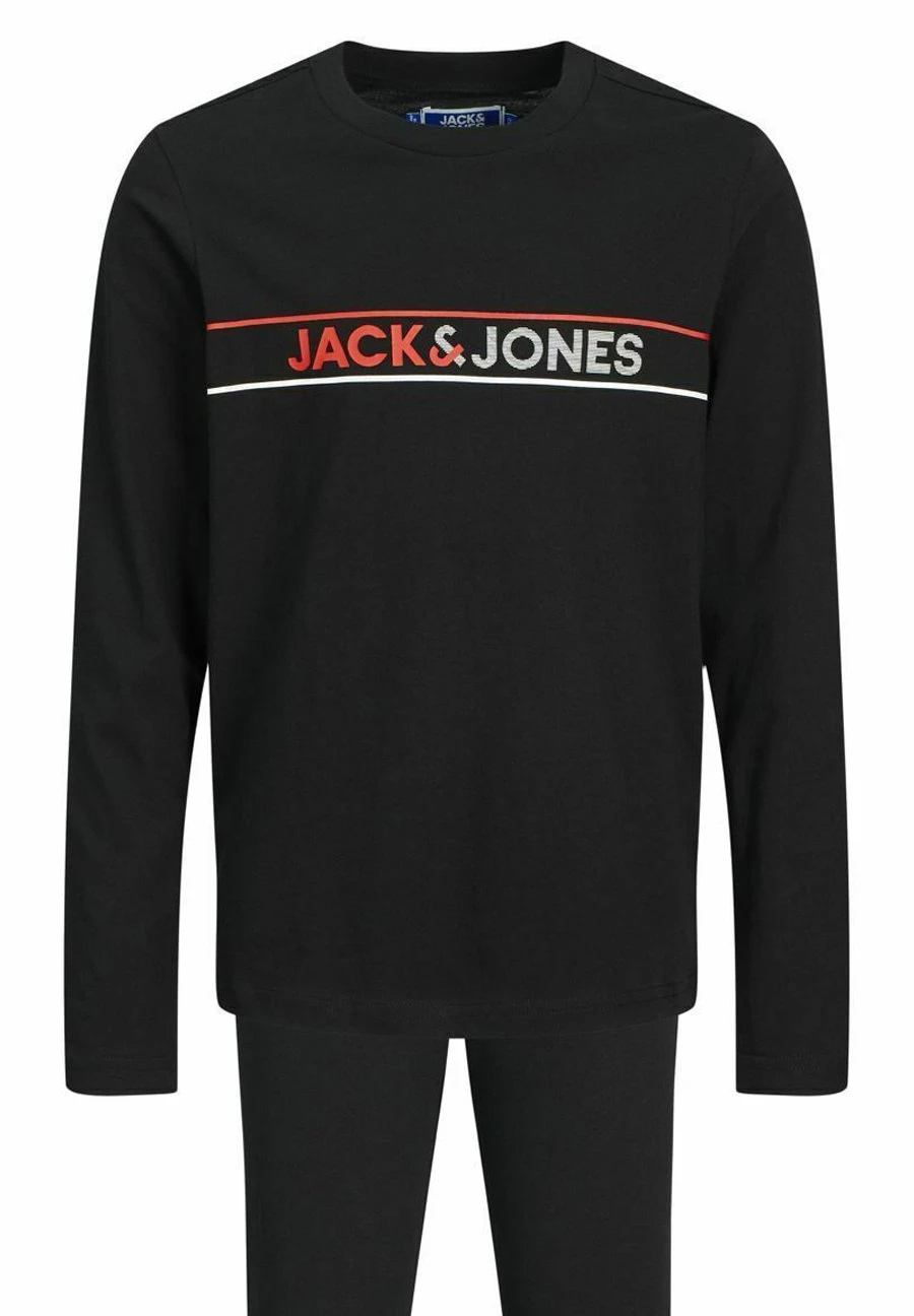 Jack & Jones Junior Loungewear - Pyjama - Black 4 Jack & Jones Junior Loungewear - Pyjama - Black - Afbeelding 2