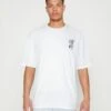 Jack & Jones Joreventual Tee Crew Neck - T-Shirt Print - White
