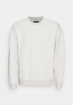 Jack & Jones Jorbrink Crew Neck Unisex- Sweater - White Melange -Jack & Jones Winkel a9c5847f6cf140348bcf7e2651c1acc5