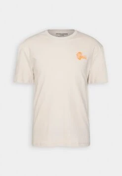 Jack & Jones Jcomoon Crew Neck- T-Shirt Print - Off White -Jack & Jones Winkel a9f32ea7fa0143f9a5f073769c3f811e