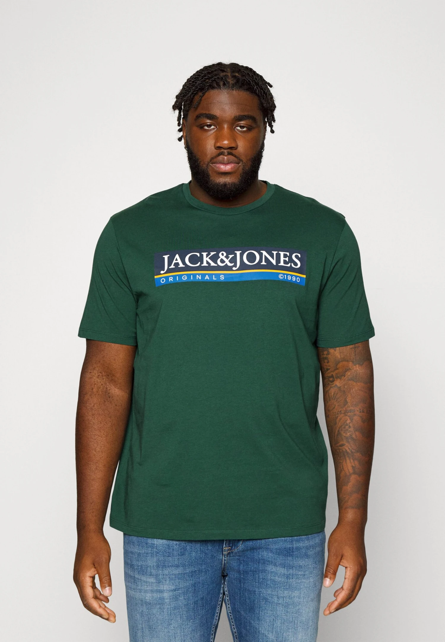 Jack & Jones JorcodyySs Crew Neck Ps - T-Shirt Print - Trekking Green 3 Jack & Jones JorcodyySs Crew Neck Ps - T-Shirt Print - Trekking Green