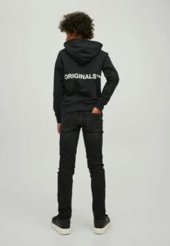 Jack & Jones Junior Jorclean Hood - Hoodie - Black -Jack & Jones Winkel ab0ef0c30b9e4e2cad78c04d91f0522e