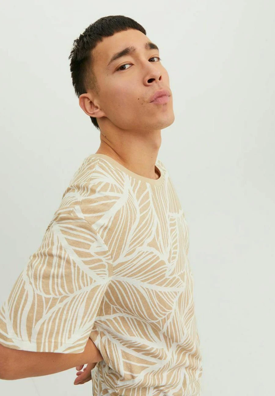 JACK&JONES Premium All-Over-Print- T-Shirt Print - White Pepper 6 JACK&JONES Premium All-Over-Print- T-Shirt Print - White Pepper - Afbeelding 4