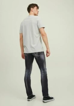 Jack & Jones Glenn Luca- Slim Fit Jeans - Black Denim -Jack & Jones Winkel ad177ebf5a594894ab11fd5e78636fae