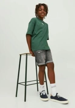 Jack & Jones Junior Jungs Rick Icon Ge- Jeansshort - Grey Denim -Jack & Jones Winkel b1fdbbd6c2314035a1684d44a0f5cbd6