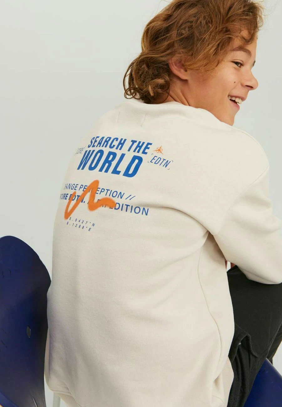 Jack & Jones Junior Junior- Sweater - Moonbeam 8 Jack & Jones Junior Junior- Sweater - Moonbeam - Afbeelding 6