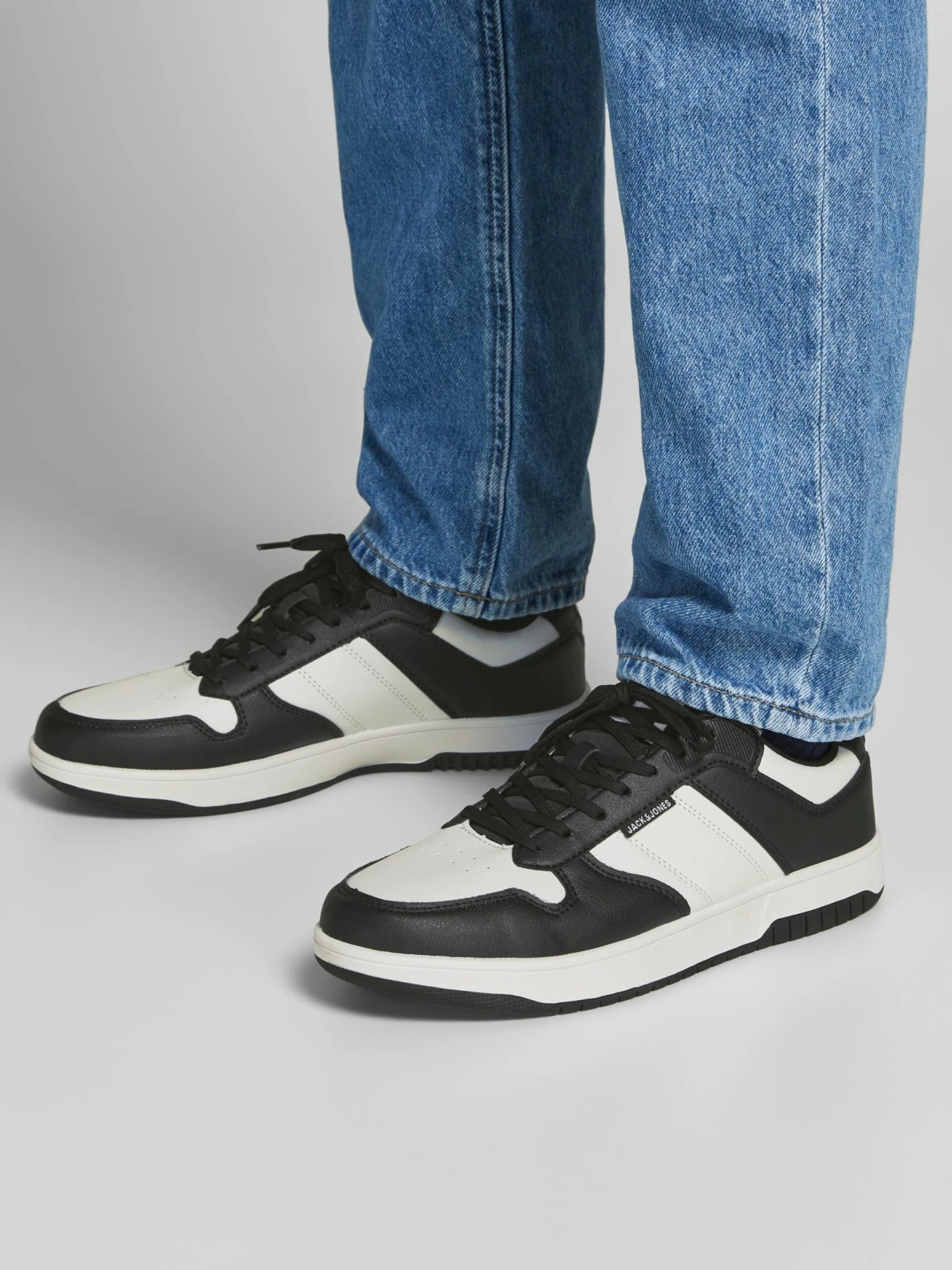 Jack & Jones Casual Sneakers Sneakers Laag Jam Heren Zwart / Wit 6 Jack & Jones Casual Sneakers Sneakers Laag Jam Heren Zwart / Wit - Afbeelding 4