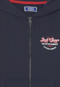 Jack & Jones Junior Jjandy Zip Hood Jnr - Sweater Met Rits - Navy Blazer -Jack & Jones Winkel b9bcb6636b334d8d94bb73a312e58d45