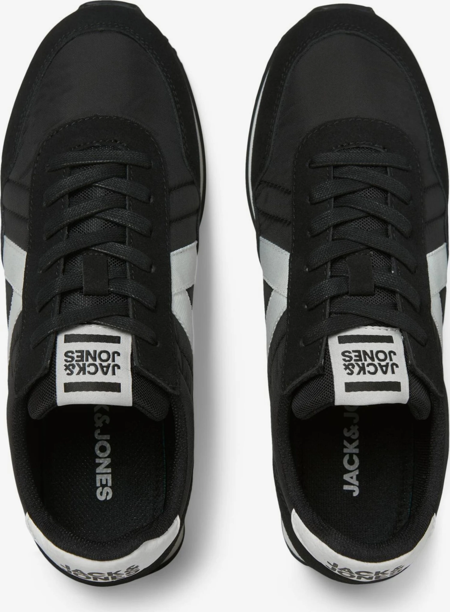 Jack & Jones Running Sneakers Sneakers Laag Hawker Heren Zwart 5 Jack & Jones Running Sneakers Sneakers Laag Hawker Heren Zwart - Afbeelding 3