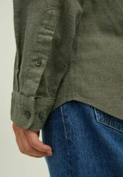Jack & Jones JJEBAND MELANGE L/S AU22 SN - Overhemd -Jack & Jones Winkel bb8514f743714c51aef8e40b90d31f22