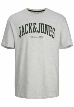 Jack & Jones Logo - T-Shirt Print - White Melange -Jack & Jones Winkel c0c69cfc0fed46e7bca256377e57d577