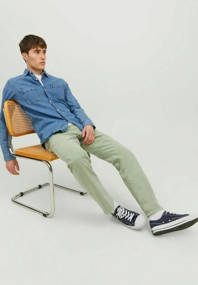 Jack & Jones Chris Cooper Cj 772 Lid - Straight Leg Jeans - Green Olive 8 Jack & Jones Chris Cooper Cj 772 Lid - Straight Leg Jeans - Green Olive - Afbeelding 6