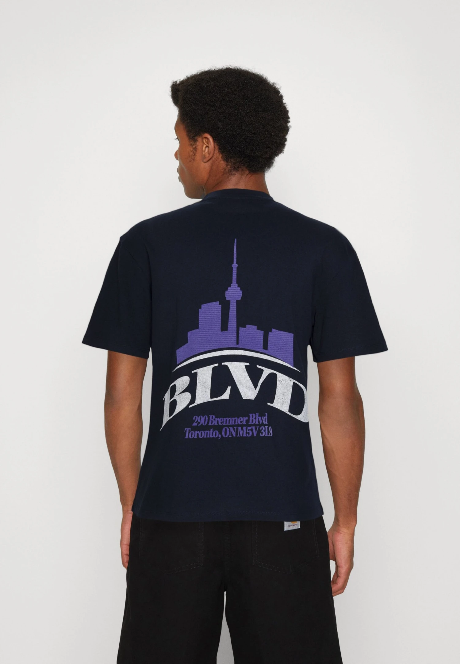 Jack & Jones Jordalston Graphic Tee Crew Neck - T-Shirt Print - Navy Blazer 3 Jack & Jones Jordalston Graphic Tee Crew Neck - T-Shirt Print - Navy Blazer