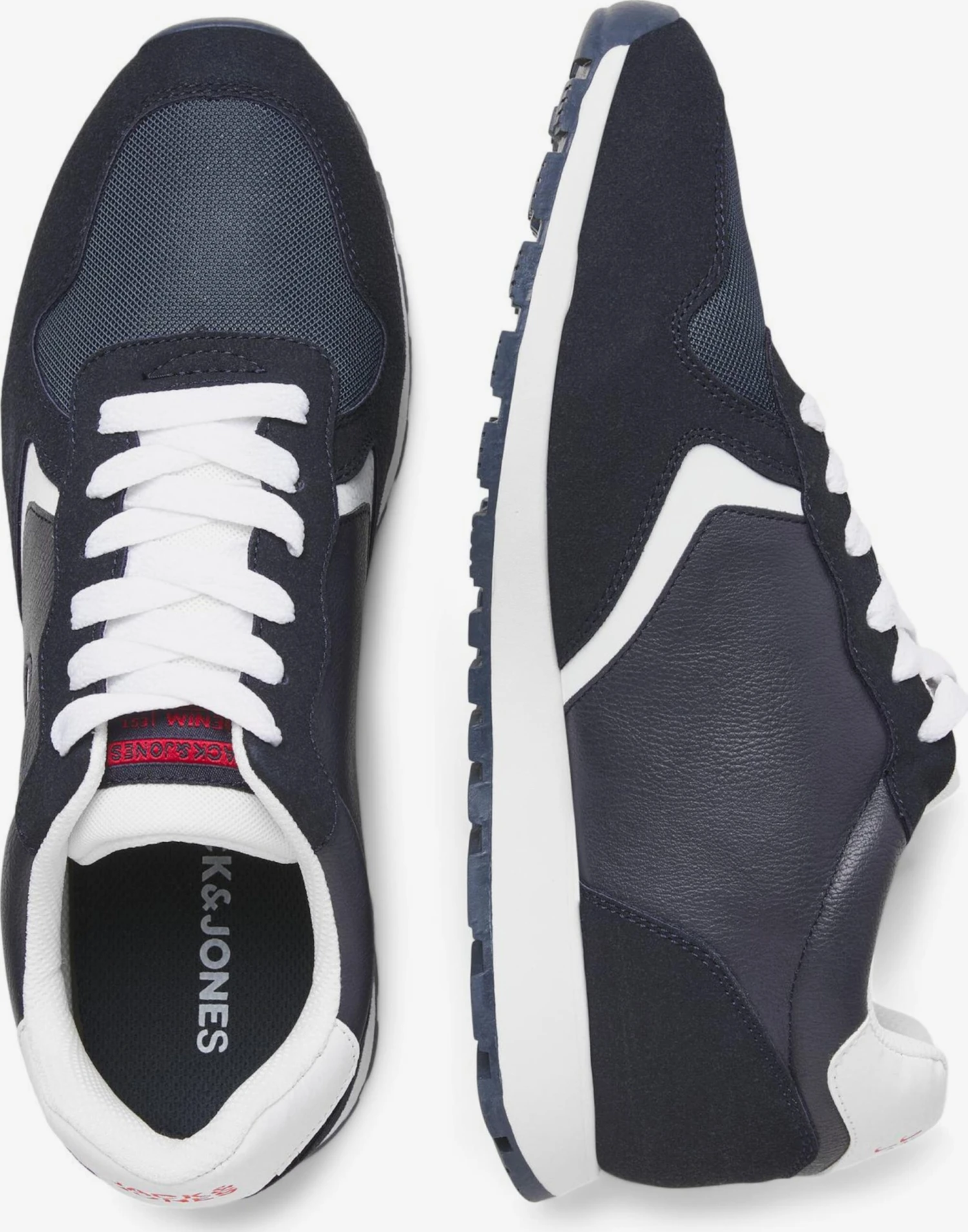 Jack & Jones Running Sneakers Sneakers Laag Tane Heren Navy / Donkerblauw 4 Jack & Jones Running Sneakers Sneakers Laag Tane Heren Navy / Donkerblauw - Afbeelding 2