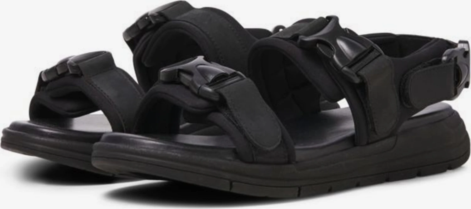Jack & Jones Sandalen & Pantoffels Sandalen Heren Zwart 6 Jack & Jones Sandalen & Pantoffels Sandalen Heren Zwart - Afbeelding 4