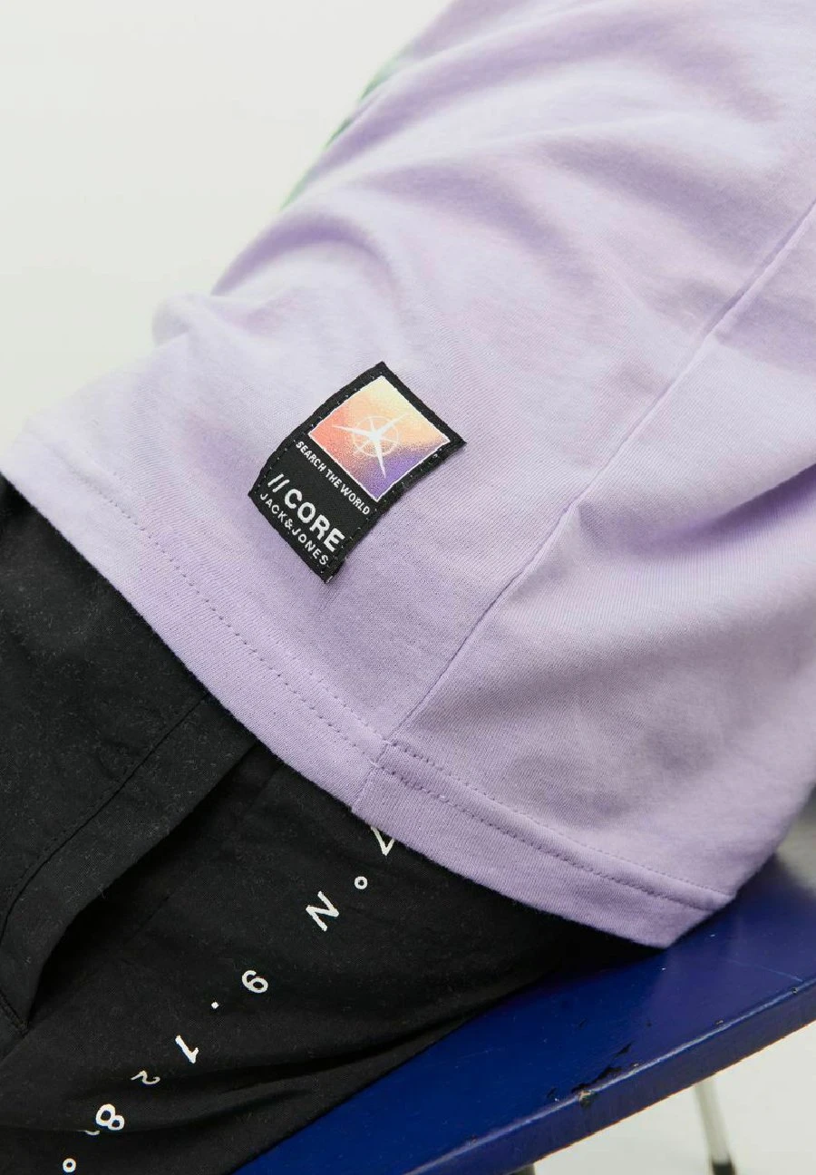 Jack & Jones Crew Neck - T-Shirt Print - Lavender 7 Jack & Jones Crew Neck - T-Shirt Print - Lavender - Afbeelding 5