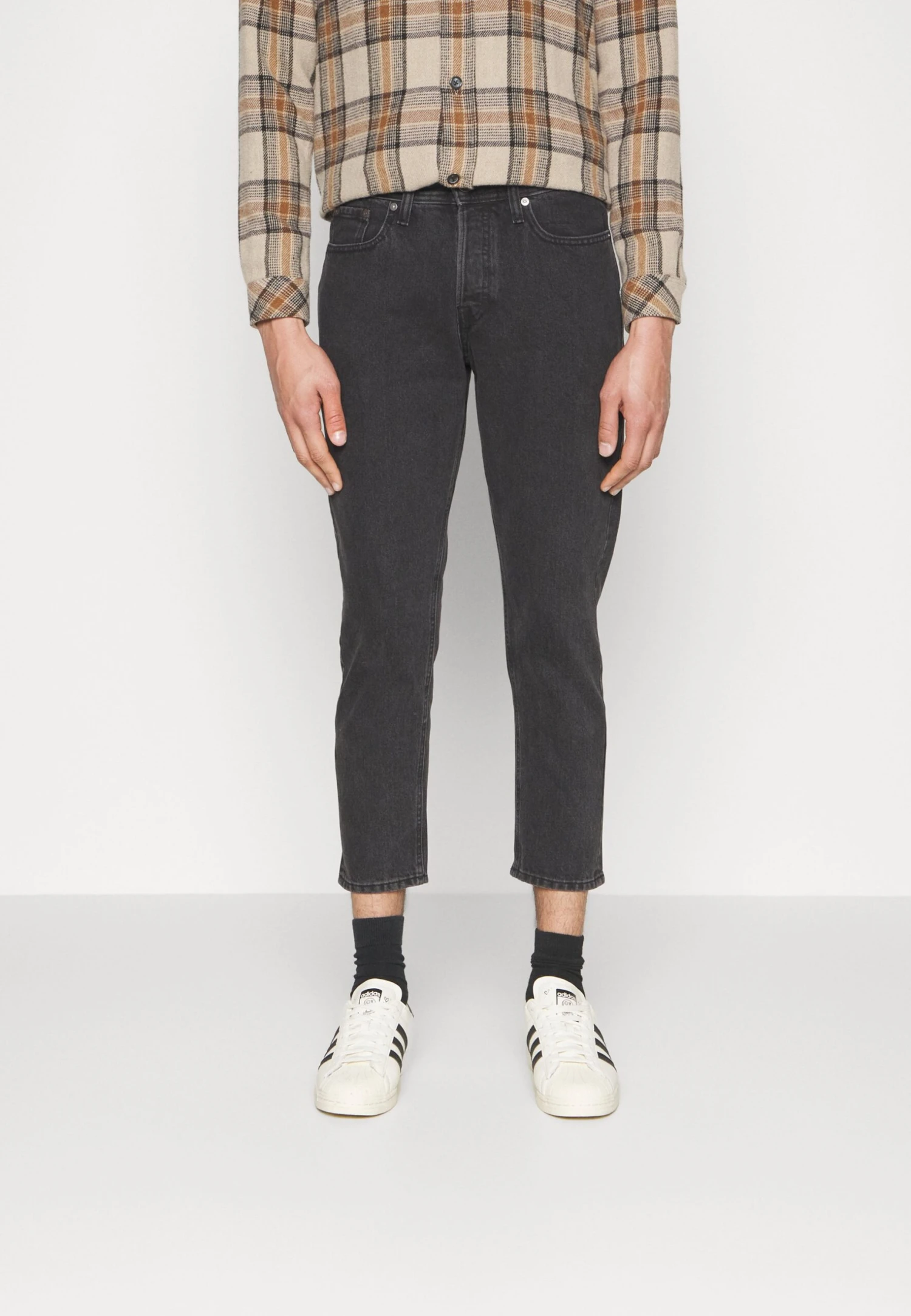 Jack & Jones Jjifrank Jjleen Cropped - Jeans Tapered Fit - Black Denim 3 Jack & Jones Jjifrank Jjleen Cropped - Jeans Tapered Fit - Black Denim