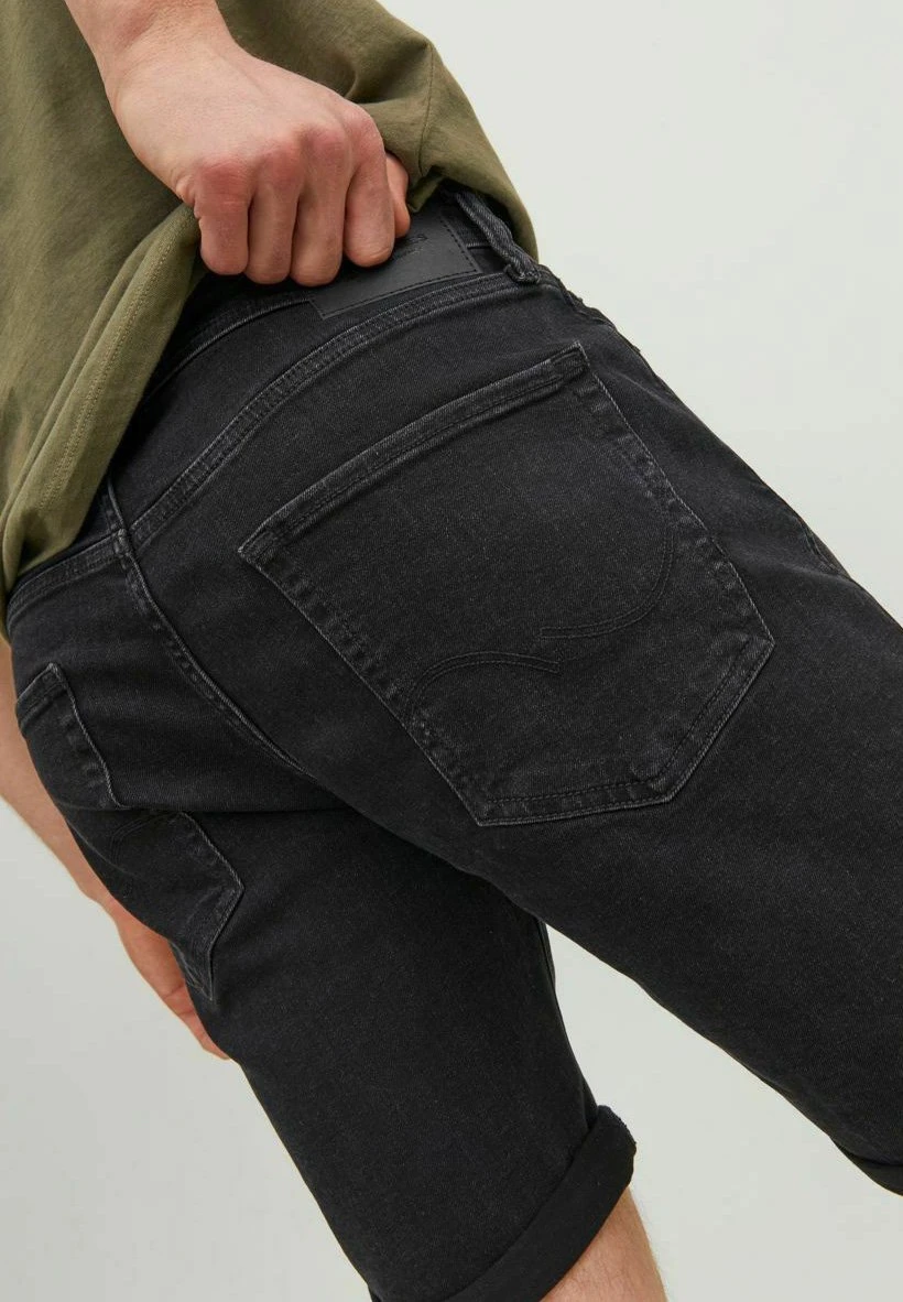 Jack & Jones Rick Original Am 809 - Jeansshort - Black Denim 6 Jack & Jones Rick Original Am 809 - Jeansshort - Black Denim - Afbeelding 4