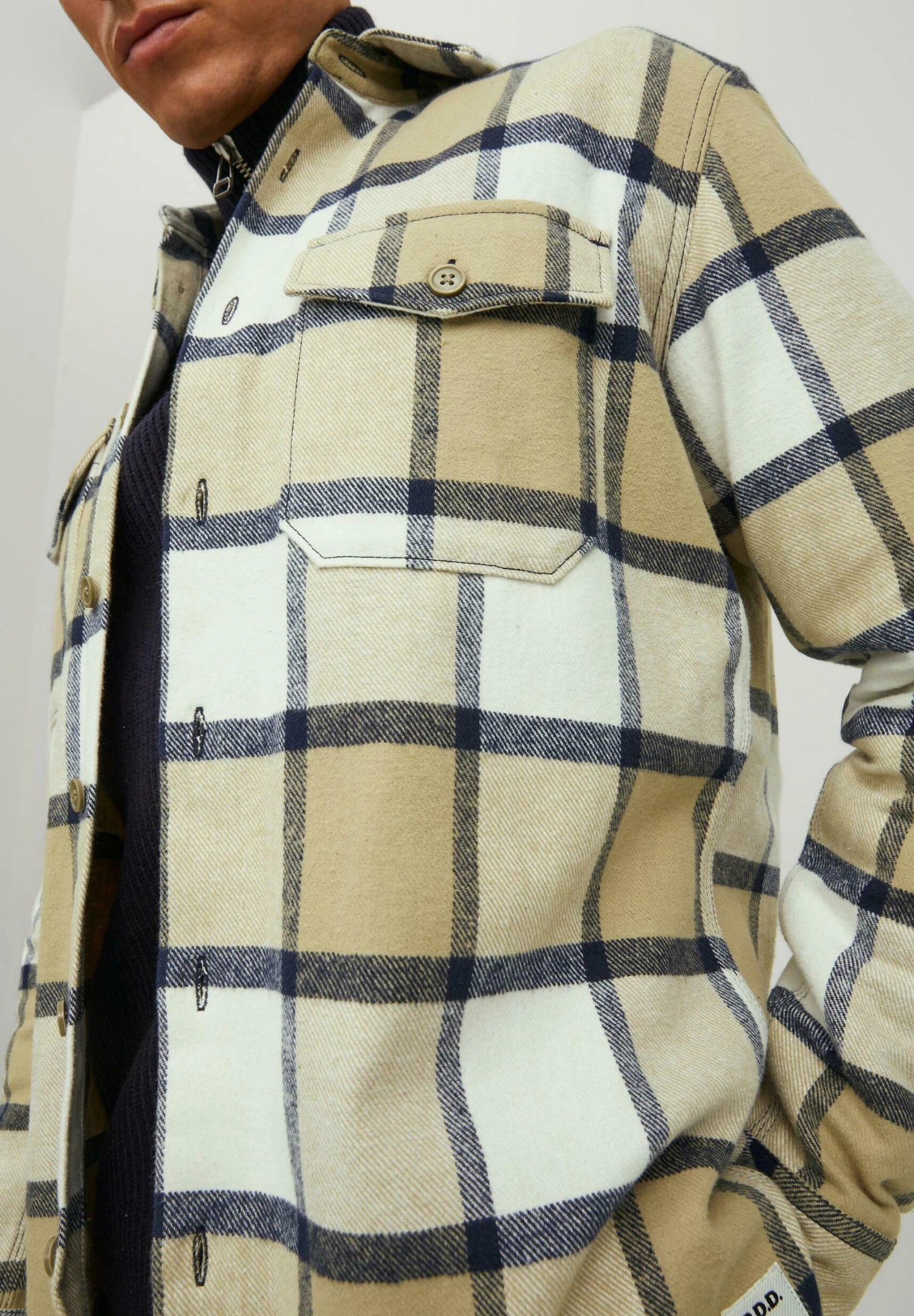 Jack & Jones RDDARI CHECK L/S SN - Korte Jassen 6 Jack & Jones RDDARI CHECK L/S SN - Korte Jassen - Afbeelding 4