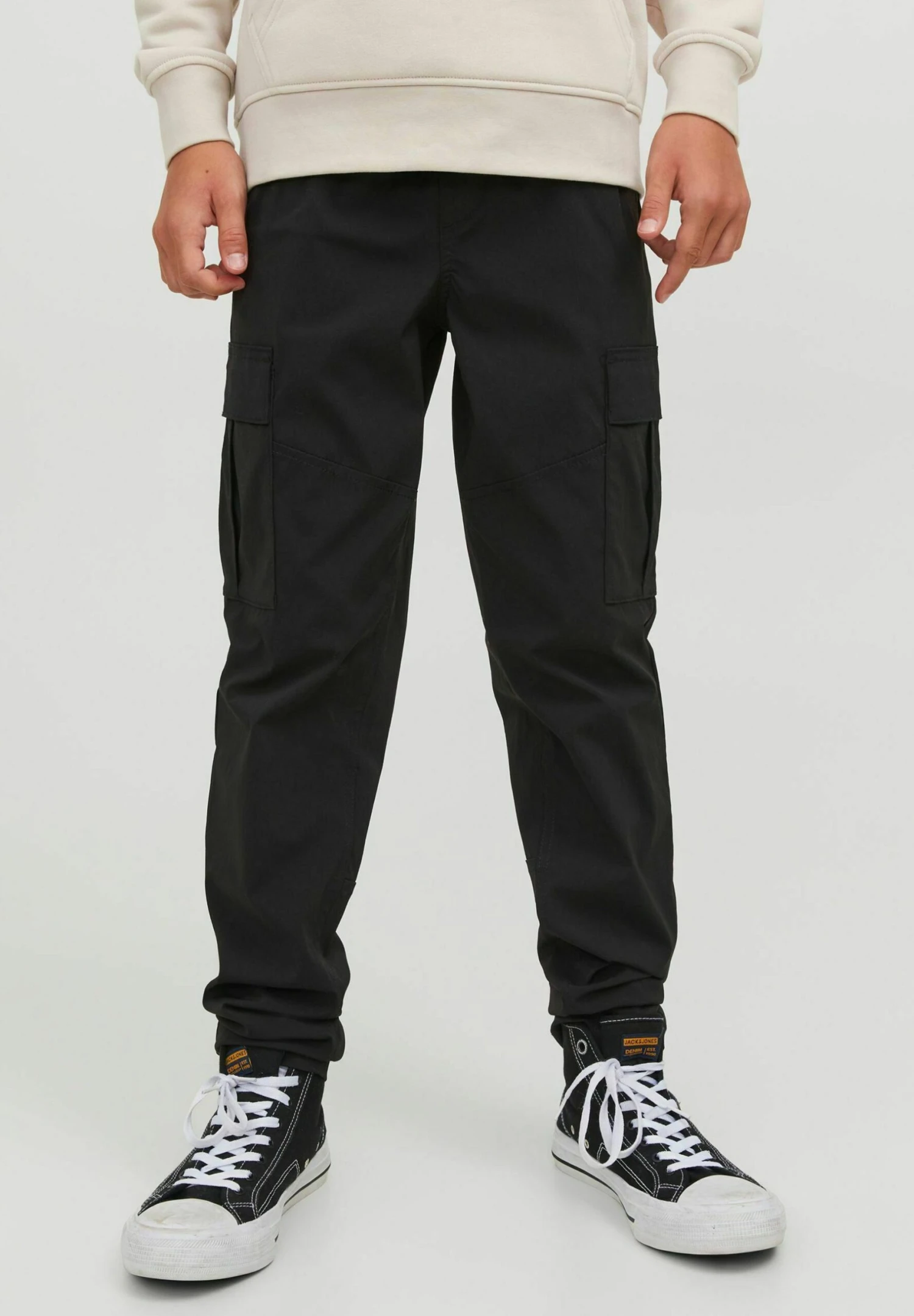 Jack & Jones Junior Karl Brooks - Cargobroek - Black 4 Jack & Jones Junior Karl Brooks - Cargobroek - Black - Afbeelding 2