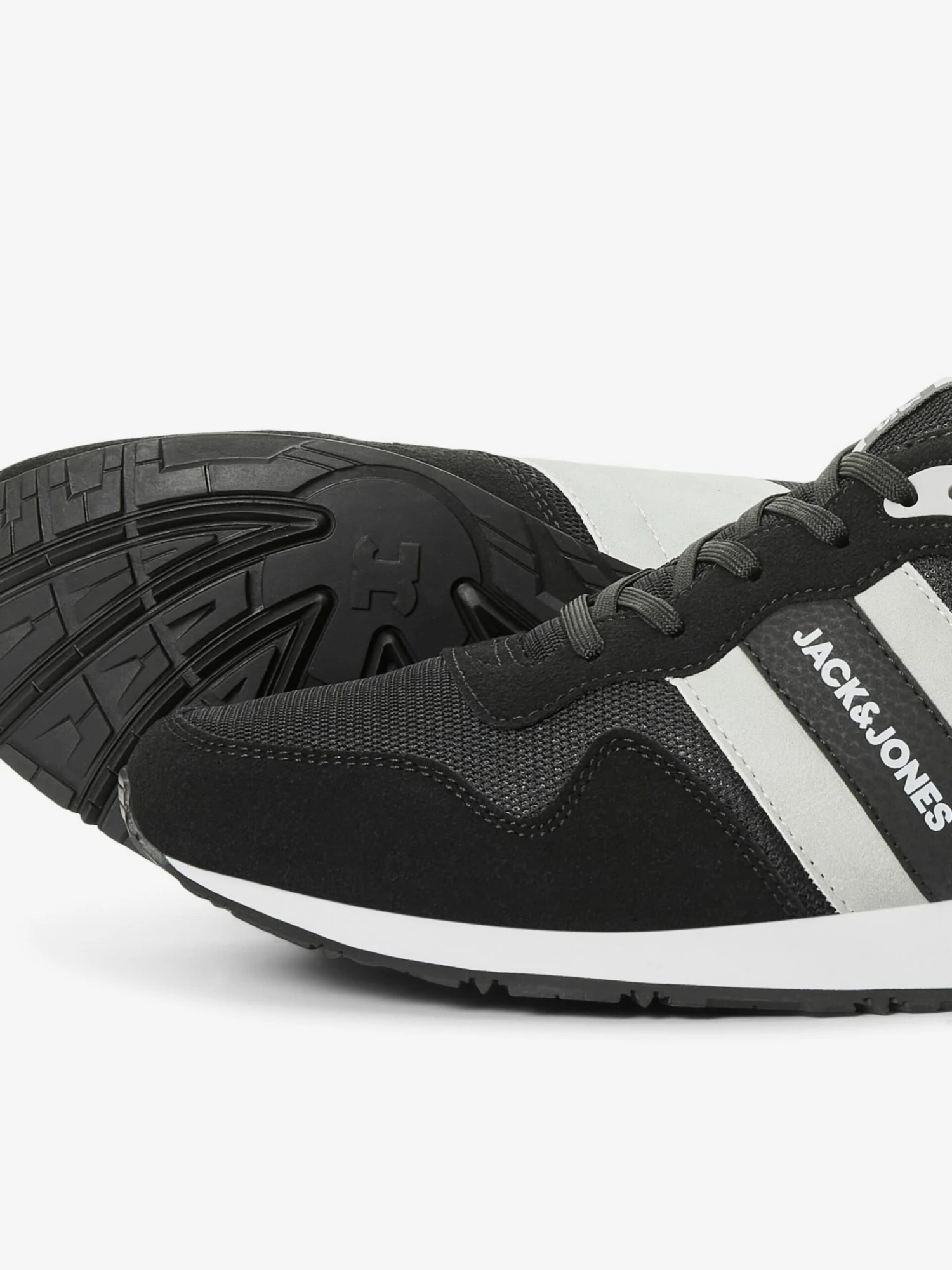 Jack & Jones Running Sneakers Sneakers Laag Stellar Heren Zwart 7 Jack & Jones Running Sneakers Sneakers Laag Stellar Heren Zwart - Afbeelding 5