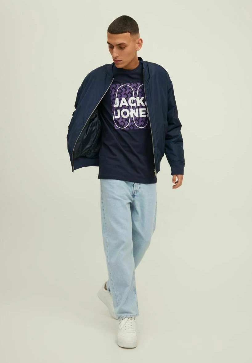 Jack & Jones Crew Neck - T-Shirt Print - Sky Captain 4 Jack & Jones Crew Neck - T-Shirt Print - Sky Captain - Afbeelding 2