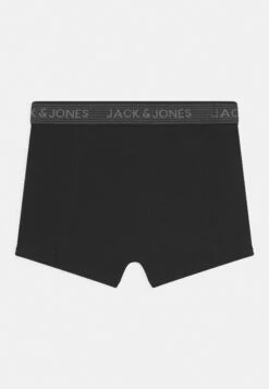 Jack & Jones Junior Jacwaistband Jr 3 Pack - Onderbroeken - Asphalt/Hawaiian Ocean/Fiery Red