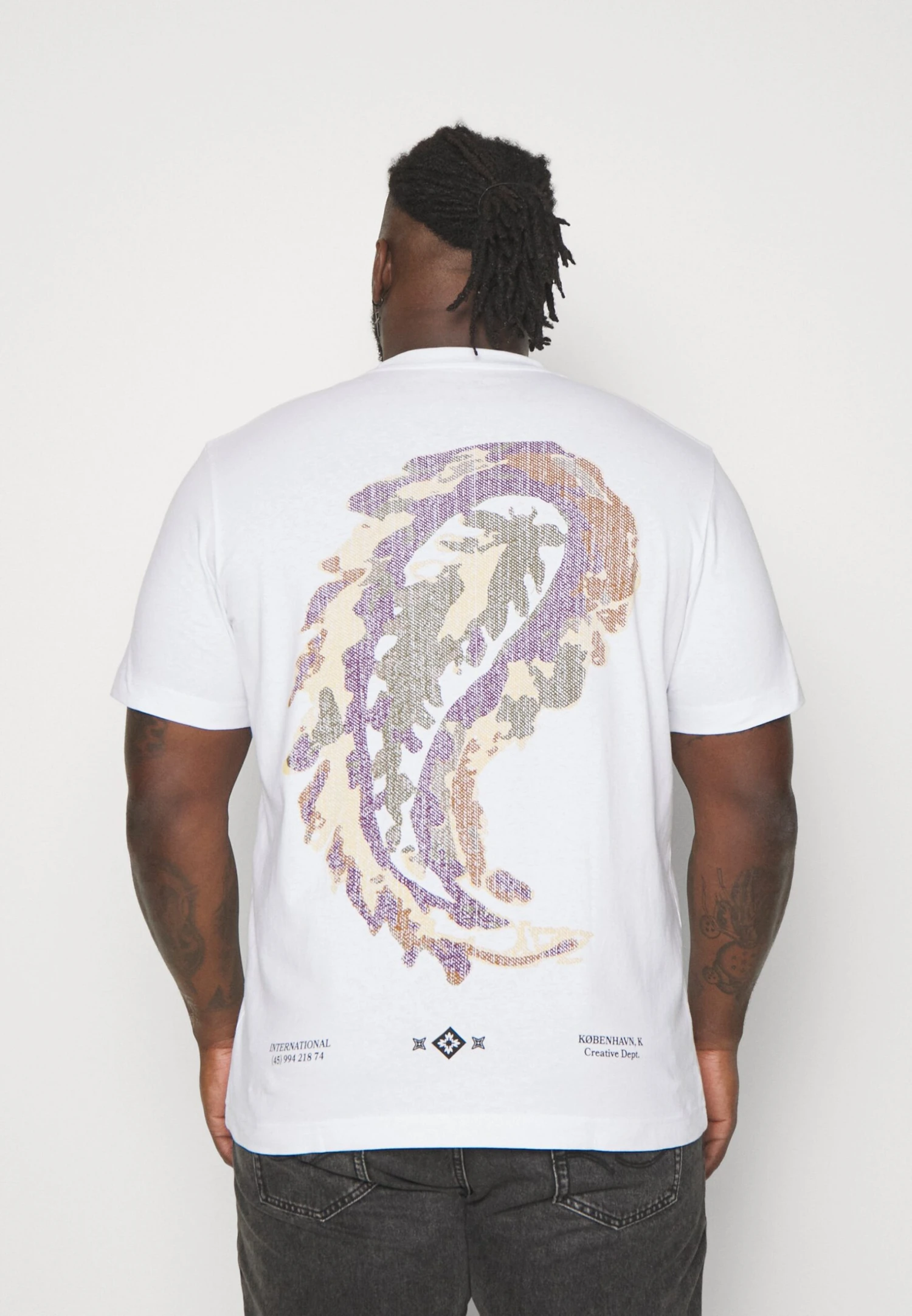 Jack & Jones Jorgracia Graphic Tee Crew Neck - T-Shirt Print - Bright White 3 Jack & Jones Jorgracia Graphic Tee Crew Neck - T-Shirt Print - Bright White