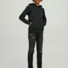 Jack & Jones Junior Jorclean Hood - Hoodie - Black 2 Jack & Jones Junior Jorclean Hood - Hoodie - Black -Jack & Jones Winkel d458780cac00411b8e253b13e3127a97