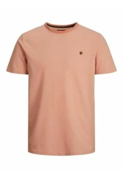 JACK&JONES Premium Jprbluwin Structure Crew Neck - T-Shirt Basic - Shrimp