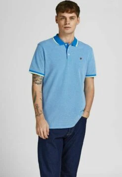 JACK&JONES Premium JprbluwinSs Sts - Poloshirt - Indigo Bunting