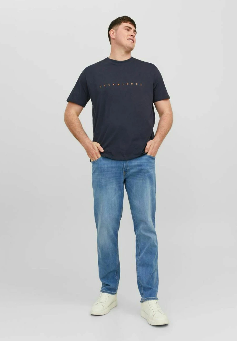 Jack & Jones Jjestar JjSs Noos Pls - T-Shirt Print - Dark Navy 4 Jack & Jones Jjestar JjSs Noos Pls - T-Shirt Print - Dark Navy - Afbeelding 2