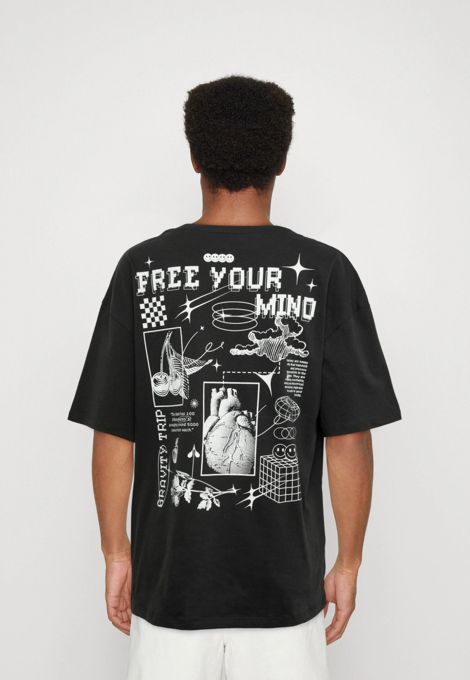 Jack & Jones Joreventual Tee Crew Neck - T-Shirt Print - Pirate Black 5 Jack & Jones Joreventual Tee Crew Neck - T-Shirt Print - Pirate Black - Afbeelding 3