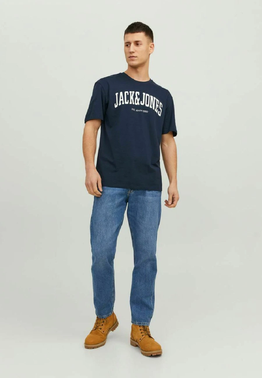 Jack & Jones Logo - T-Shirt Print - Navy Blazer 4 Jack & Jones Logo - T-Shirt Print - Navy Blazer - Afbeelding 2