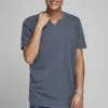 Jack & Jones Jjesplit NeckSs Noos - T-Shirt Basic - Navy -Jack & Jones Winkel d9229708ef22471d9eb1f00b523326f9