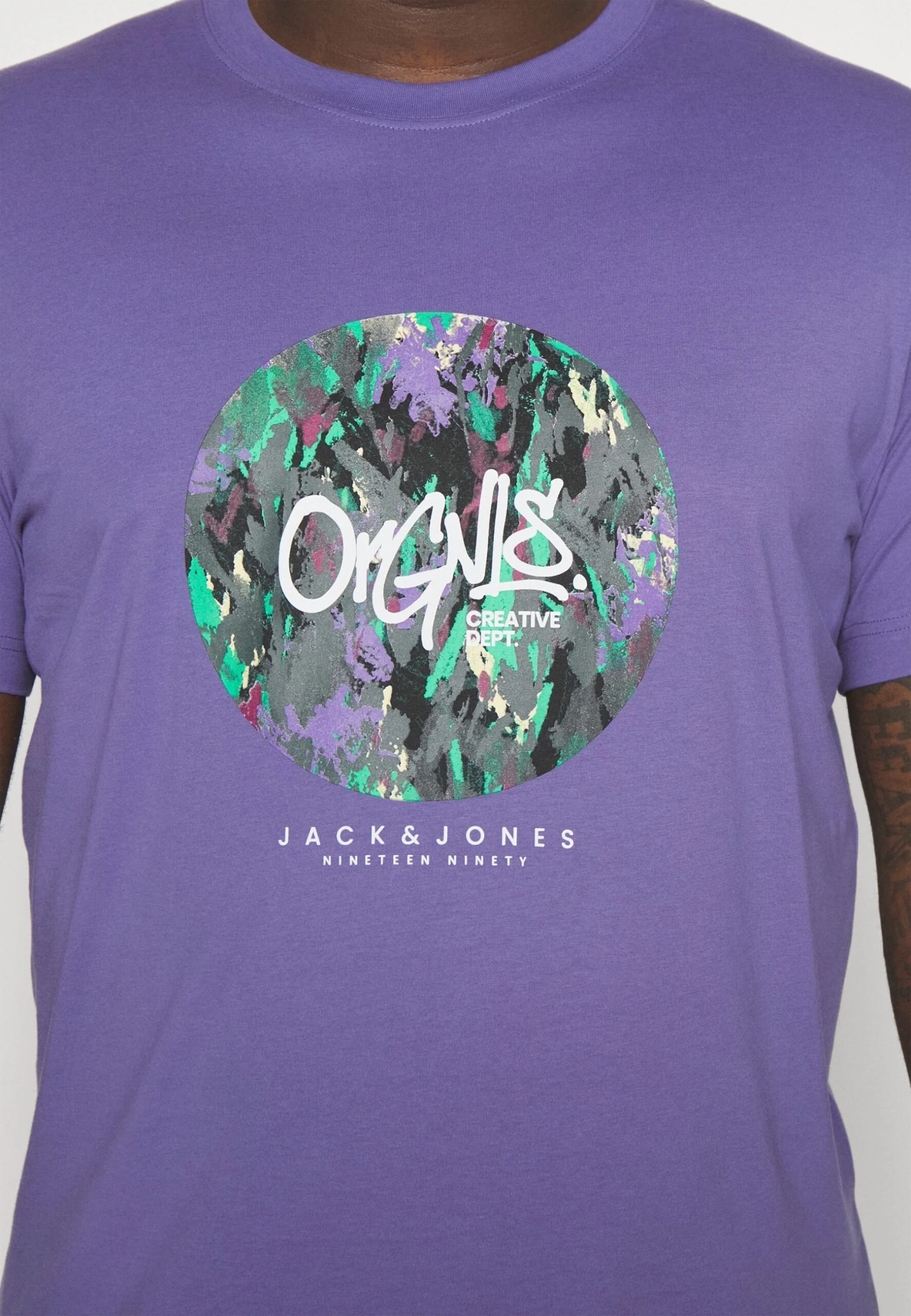 Jack & Jones Jorsilverlake Tee Crew Neck - T-Shirt Print - Twilight Purple 7 Jack & Jones Jorsilverlake Tee Crew Neck - T-Shirt Print - Twilight Purple - Afbeelding 5