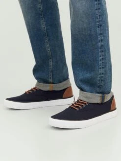 Jack & Jones Casual Sneakers Sneakers Laag CURTIS Heren Navy -Jack & Jones Winkel dc0ab4eb13228bcf9b7ae1ba58fc5f37