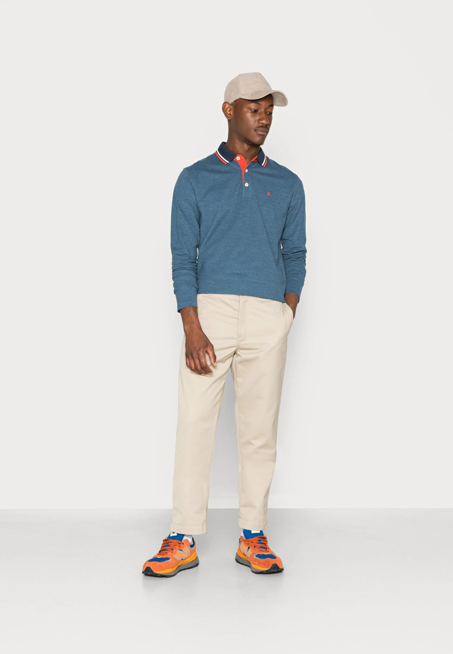 Jack & Jones Jjepaulos- Poloshirt - Denim Blue 4 Jack & Jones Jjepaulos- Poloshirt - Denim Blue - Afbeelding 2