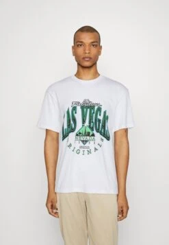 Jack & Jones Jorsummercity Ss Crew Neck Tg - T-Shirt Print - White