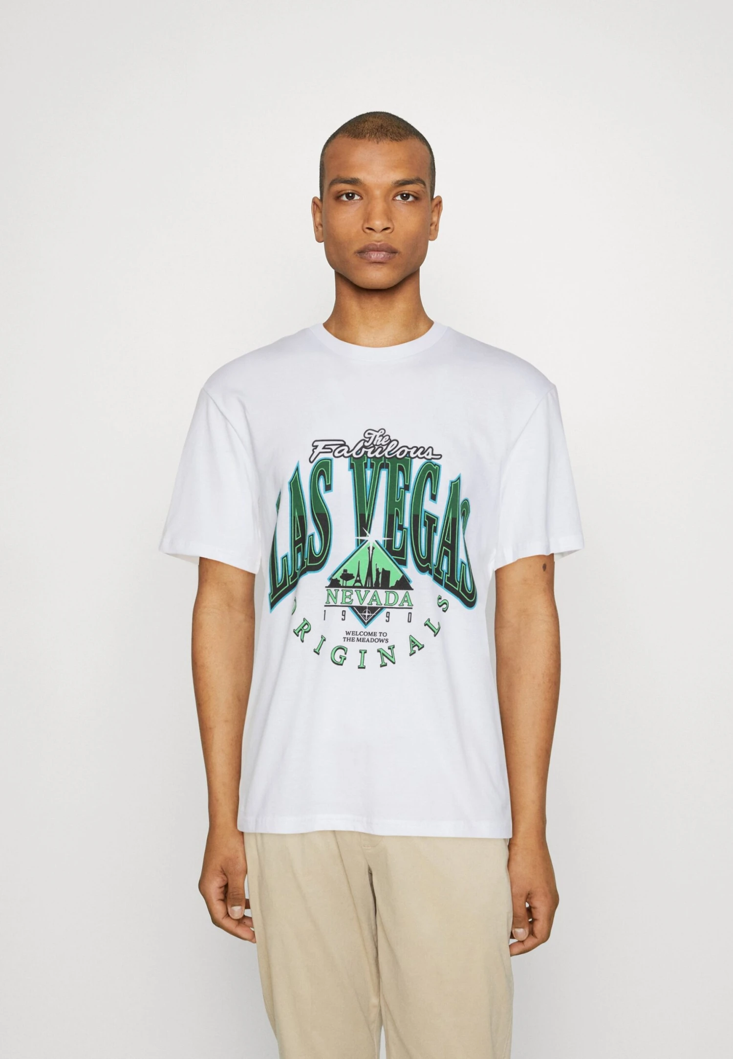 Jack & Jones Jorsummercity Ss Crew Neck Tg - T-Shirt Print - White 3 Jack & Jones Jorsummercity Ss Crew Neck Tg - T-Shirt Print - White