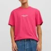 Jack & Jones Jorvesterbro Crew Neck Noos - T-Shirt Print - Fuchsia Rose 2 Jack & Jones Jorvesterbro Crew Neck Noos - T-Shirt Print - Fuchsia Rose -Jack & Jones Winkel deda83be27a74aaaaed2b410fb8c7d4c