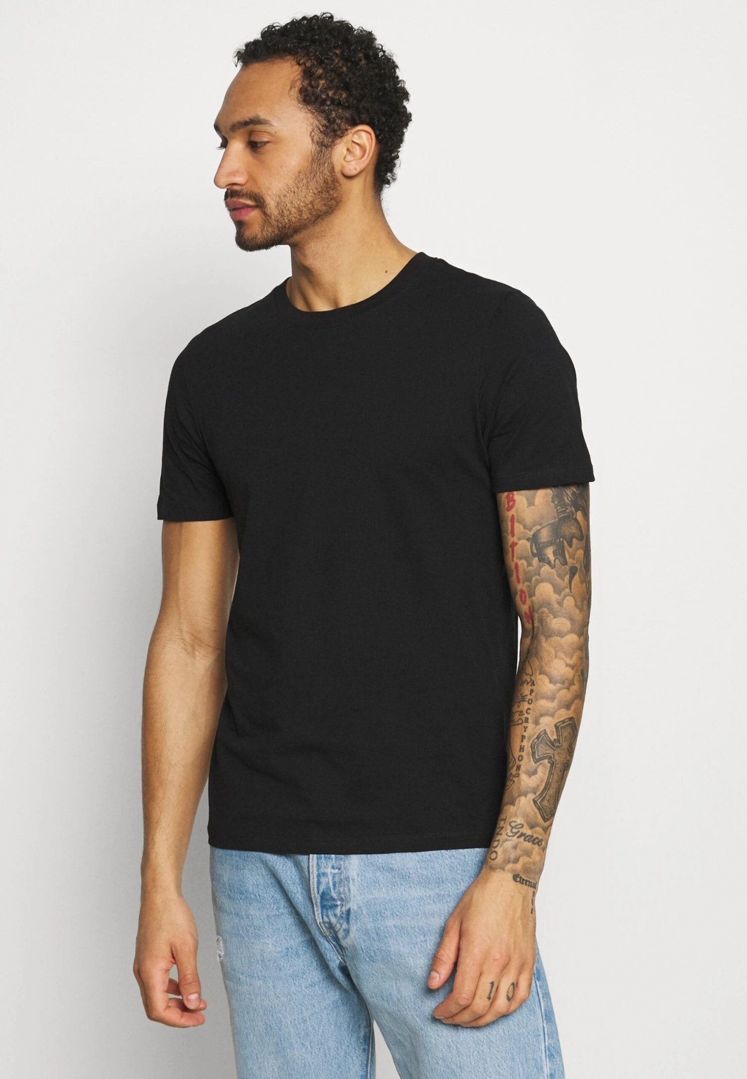 Jack & Jones JJEORGANIC TEE O-NECK 5 PACK - T-shirt Basic 4 Jack & Jones JJEORGANIC TEE O-NECK 5 PACK - T-shirt Basic - Afbeelding 2