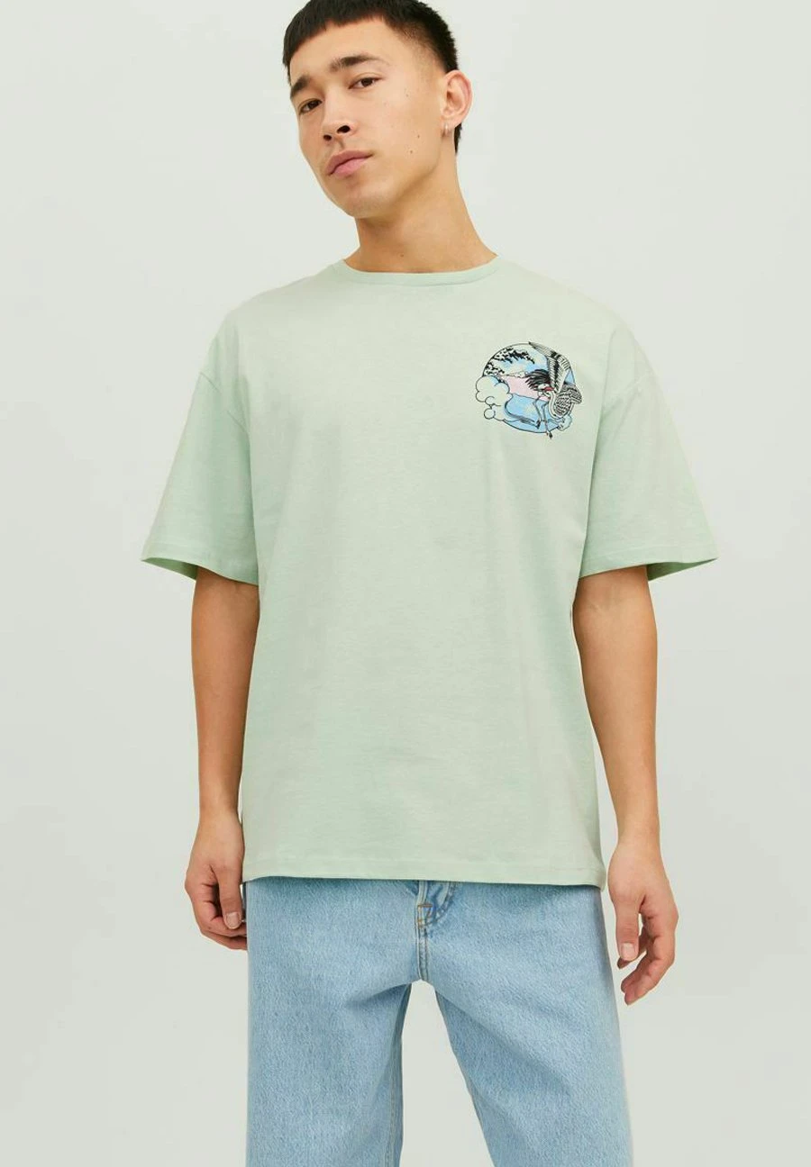 Jack & Jones T-Shirt Print - Celadon 4 Jack & Jones T-Shirt Print - Celadon - Afbeelding 2
