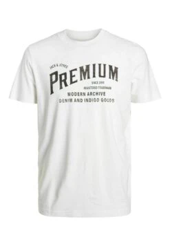 JACK&JONES Premium T-Shirt Print - Cloud Dancer -Jack & Jones Winkel e19f7410b32047f2976a8e1fa102bf2c