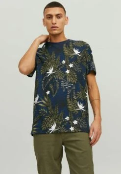 JACK&JONES Premium JPRBLATROPIC CREW NECK - T-shirt Print