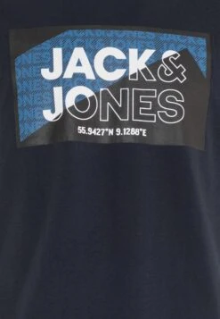 Jack & Jones Jcologan Crew Neck - T-Shirt Print - Navy Blazer -Jack & Jones Winkel e2d2449fb0cf406db8ec77a7e64ad81c