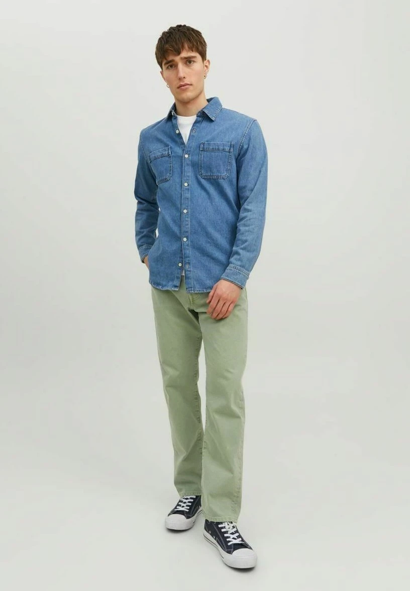 Jack & Jones Chris Cooper Cj 772 Lid - Straight Leg Jeans - Green Olive 4 Jack & Jones Chris Cooper Cj 772 Lid - Straight Leg Jeans - Green Olive - Afbeelding 2