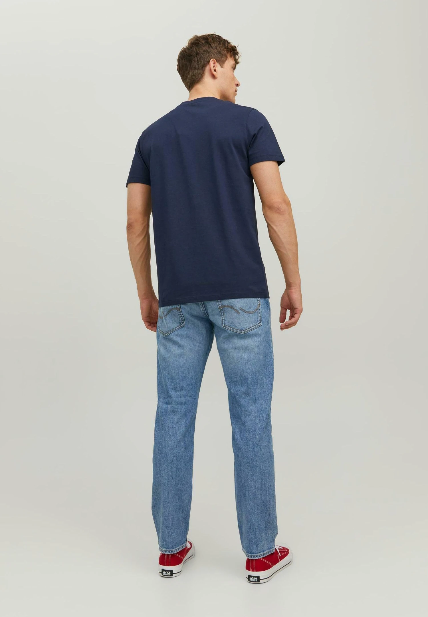 Jack & Jones T-Shirt Print - Dunkelblau 4 Jack & Jones T-Shirt Print - Dunkelblau - Afbeelding 2
