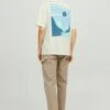 Jack & Jones Crew Neck - T-Shirt Print - Cloud Dancer -Jack & Jones Winkel e7590d6c488b4e1f94cf8c3220a1eb99