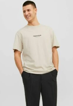 Jack & Jones Jorvesterbro Crew Neck Noos - T-Shirt Print - Moonbeam